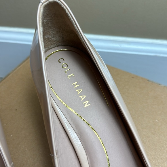 NWOT - Cole Haan Vandam Pump 65 mm, Size 8B, Brushed Patent Leather - Fabulous! - Picture 4 of 17